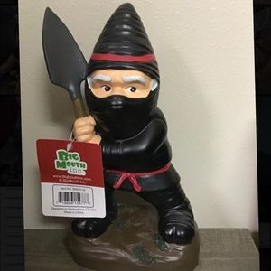 Big Mouth Ninja Garden Gnome New With Tags